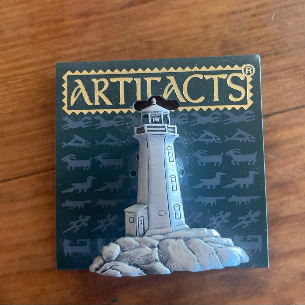 Artifacts Lighthouse Fashion Pin Brooch Jewelry, New without tags